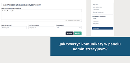 Komunikaty dla czytelników
