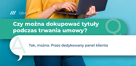 Czy w BIBLIO można dokupować tytuły podczas trwania umowy?